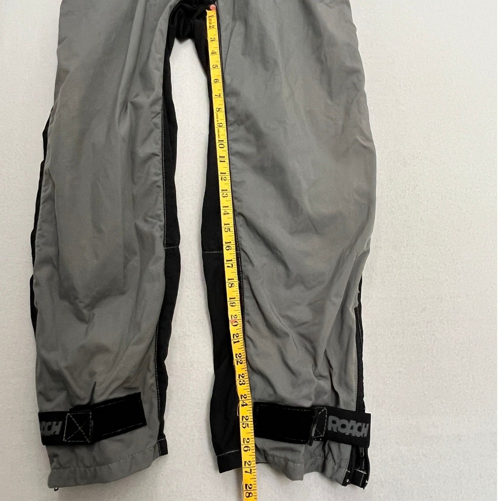 Roach MTB Mountain Bike Pants Gray Black Vintage Y2K Mens Large L - Picture 10 of 13